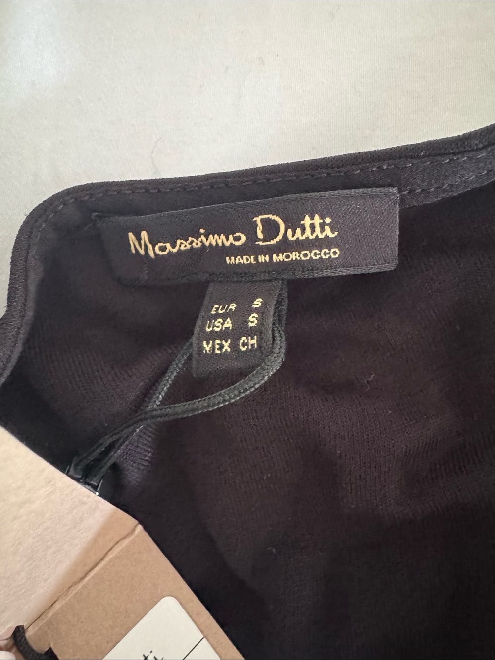 Massimo Dutti Black Dress